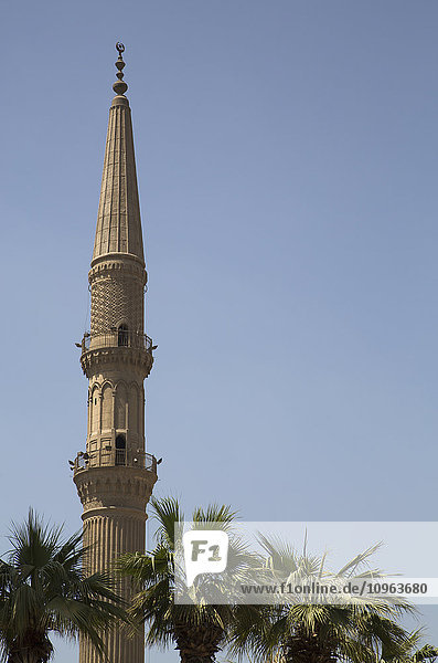 Minarett  Moschee von Saiyidna Hussein; Kairo  Ägypten'.