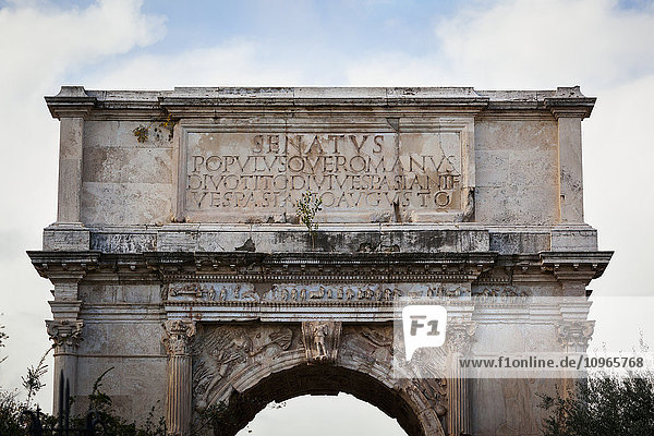 'Arch of Titus; Rome  Italy'
