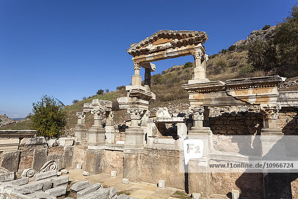 'Trajan's fountain; Ephesus  Turkey'