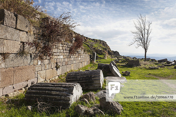 Stätte der antiken Ruinen; Pergamon  Türkei