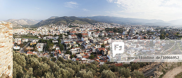 'Selcuk Castle and cityscape; Ephesus  Turkey'
