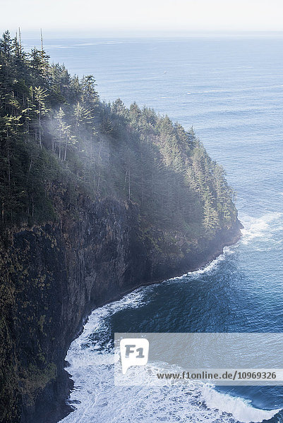 Blick vom Cape Lookout auf den weiten Pazifik; Netarts  Oregon  Vereinigte Staaten von Amerika'.
