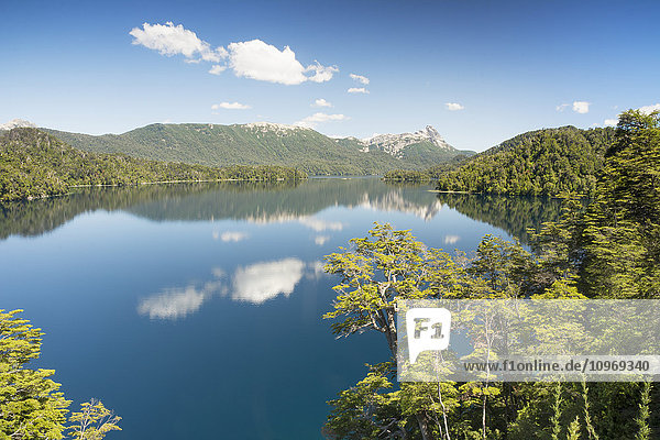 'Beautiful blue mountain lake of Patagonia; Argentina'