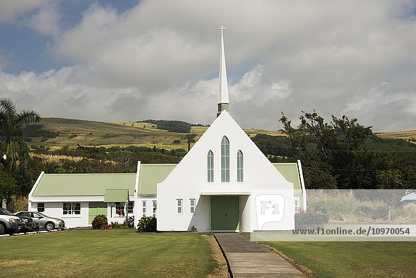 'Country church; Naalehu  Island of Hawaii  Hawaii  United States of America'
