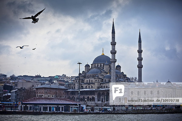Die Yeni Cami (sprich: Yeni jami)  d. h. die Neue Moschee; Istanbul  Türkei .