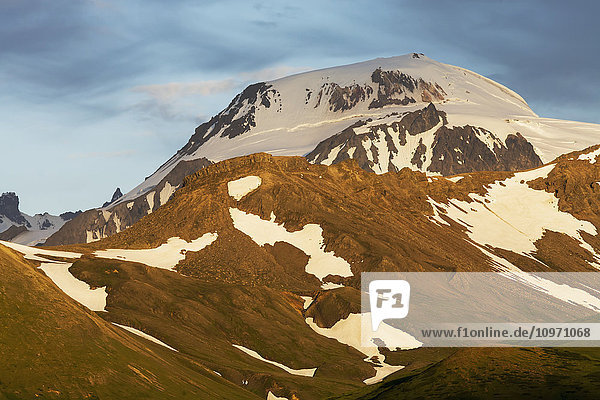 'Roundtop Mountain On Unimak Island  Near False Pass; Alaska  United States Of America'