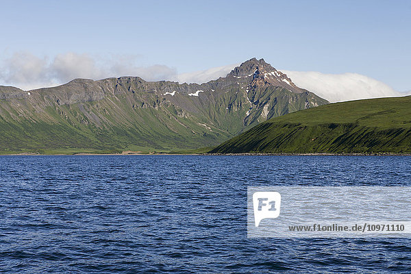 'South Walrus Peak Near Cold Bay On The Alaska Peninsula In Summertime; Southwest Alaska  United States Of America'