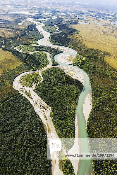 'Views From The Flight Through The Brooks Range Out To The Noatak River  Arctic Alaska In Summertime; Alaska  United States Of America'
