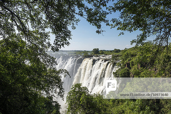 Wasserfall Victoria Falls; Livingstone  Sambia'.