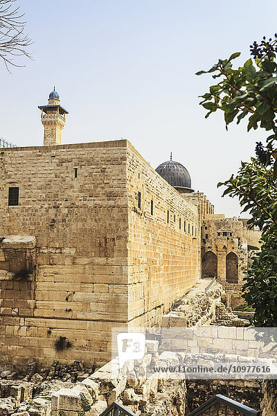 'Northeast view looking toward the Temple Mount area; Jerusalem  Israel'