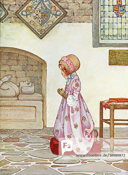 Illustration aus dem Buch Childhood von Millicent und Githa Sowerby  veröffentlicht 1907