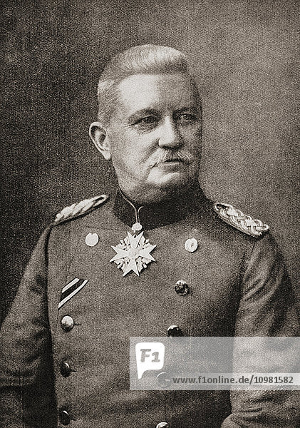Bernhard Heinrich Karl Martin von Bülow  1849 -1929  alias Fürst von Bülow. Deutscher Staatsmann. Aus der Illustrierten Geschichte des Weltfrieges1914/15.
