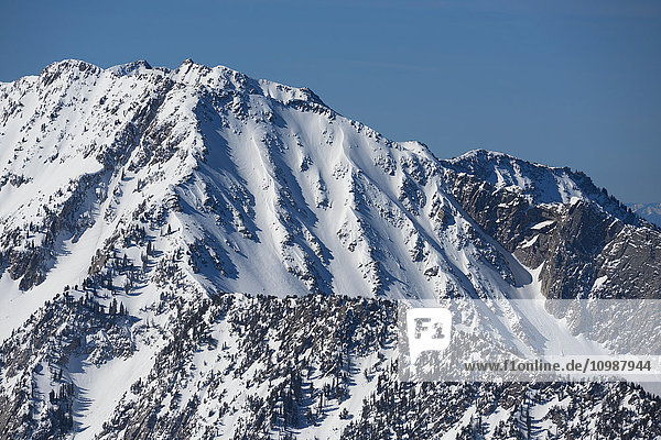 Mountainscape in Salt Lake City  USA