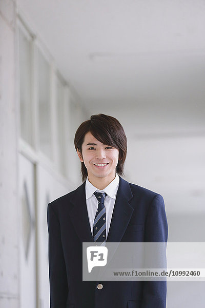 Japanese high-school student portrait