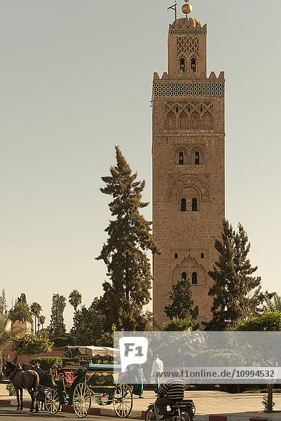 Koutoubia-Moschee,  Marrakech,  Marokko,  Afrika