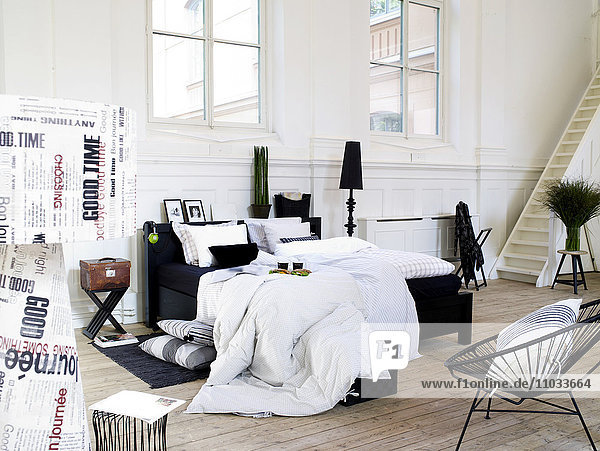 Schlafzimmerdekoration im modernen Stil
