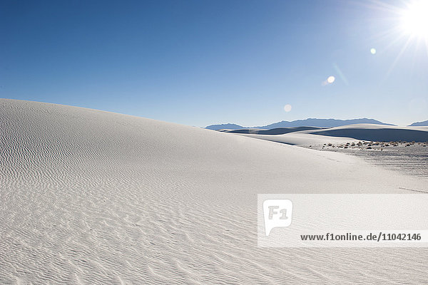 White Sands National Monument  New Mexico  USA