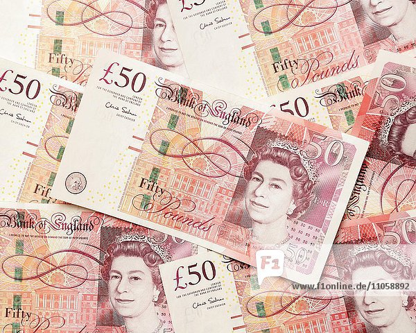 50 Britische Pfund  Banknoten