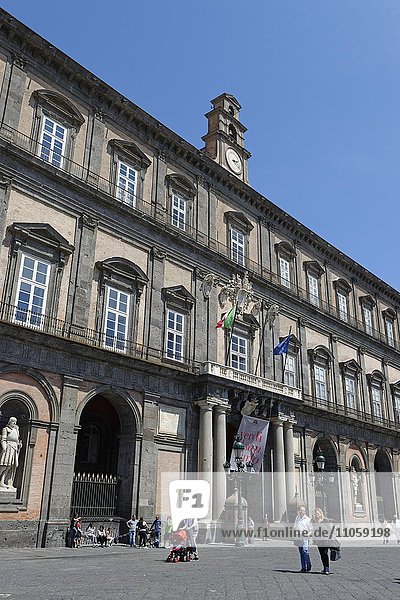 Palazzo Reale  Piazza del Plebiscito  Neapel  Kampanien  Italien  Europa