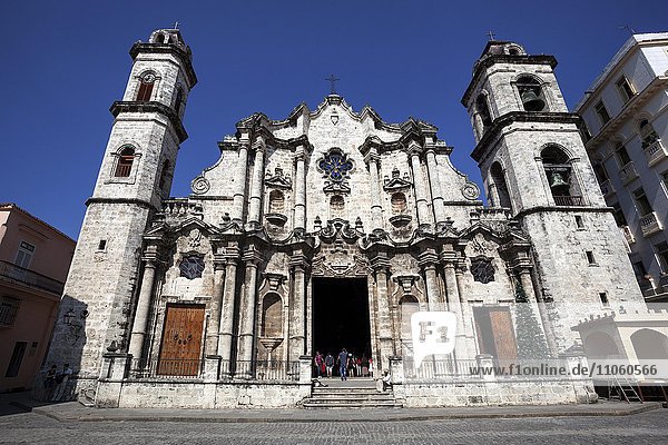 Kathedrale San Cristobal  Catedral de San Cristobal  Altstadt von Havanna  Havanna Vieja  Kuba  Nordamerika