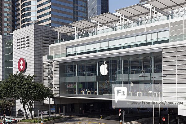 Apple Store in der IFC Mall  International Finance Centre  Stadtteil Central  Hongkong Island  Hongkong  China  Asien