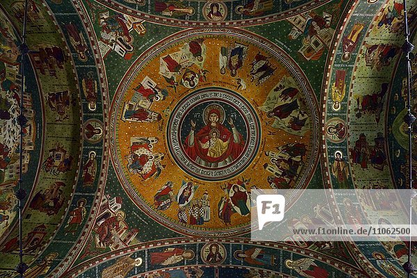 Kathedrale St. Peter und Paul  Deckenmalerei  Innenraum  Constanta  Rumänien  Europa