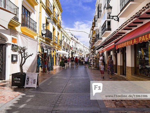 Altstadt von Nerja  Provinz Málaga  Costa del Sol  Andalusien  Spanien  Europa