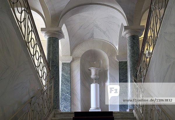 Eingangshalle eines Palazzo  Noto  Sizilien  Italien  Europa