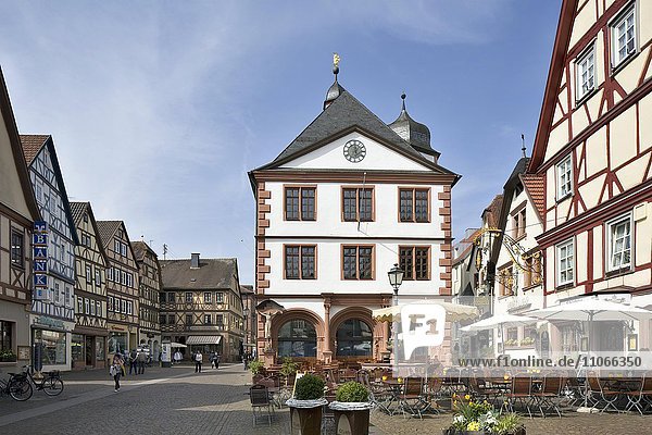 Altes Rathaus von 1601  Lohr am Main  Main-Spessart  Unterfranken  Bayern  Deutschland  Europa