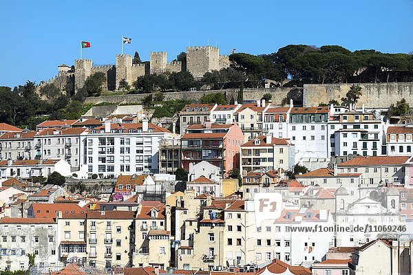 Castelo de São Jorge  Lissabon  Portugal  Europa