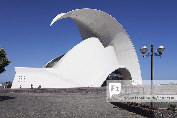 Auditorium von Santiago Calatrava  Kongress- und Konzerthalle  Santa Cruz  Teneriffa  Kanarische Inseln  Spanien  Europa
