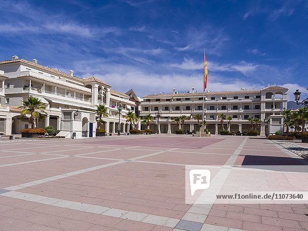 Plaza de España mit historischem Museum  Nerja  Provinz Malaga  Costa del Sol  Andalusien  Spanien  Europa