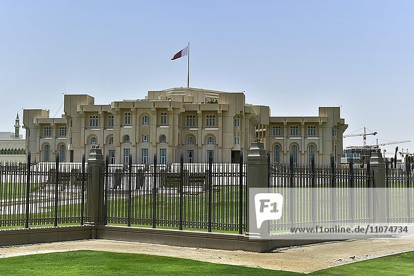Emir Palast in Doha  Katar  Asien