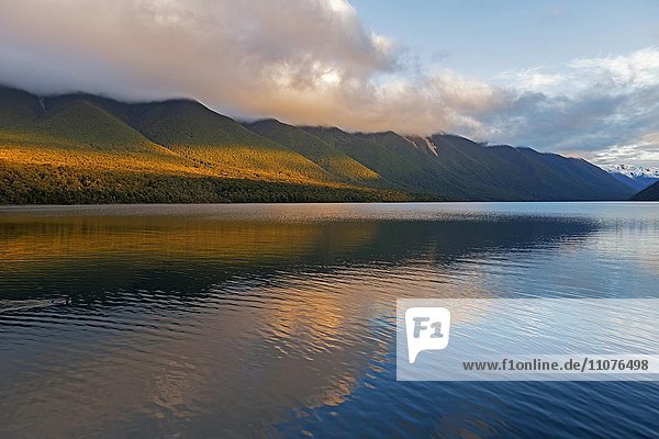 See Rotoiti  Nelson Lakes National Park  Neuseeländische Alpen  Neuseeland  Ozeanien