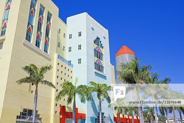 Art Deco Gebäude  Art Déco District  South Beach  Miami  Florida  USA  Nordamerika