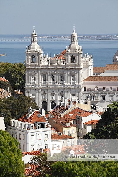 Kloster Igreja de Sao Vicente de Fora  Lissabon  Portugal  Europa