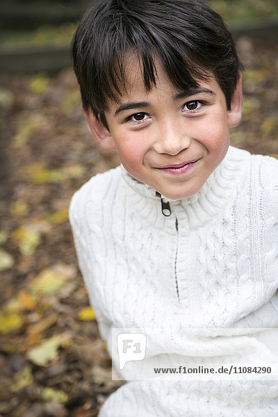 Portrait of smiling boy  Karlskrona  Blekinge  Sweden