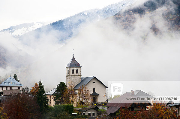 Kirche  Marthod  Savoie  Rhone Alpes  Frankreich  Europa