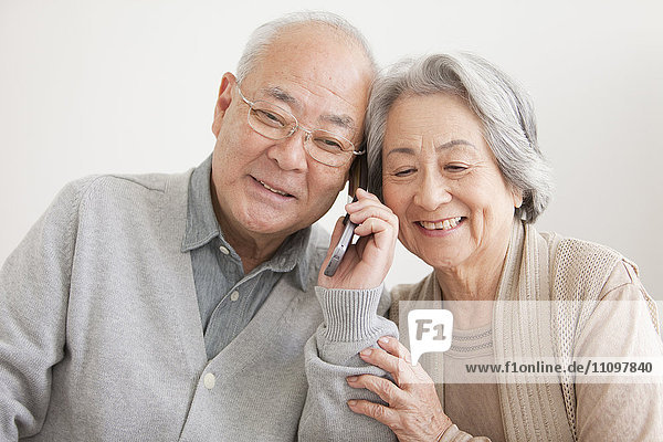 Senior Couple on The Phone