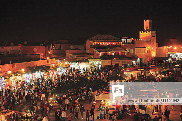 Djemaa-el-Fna  Marrakesh  Morocco