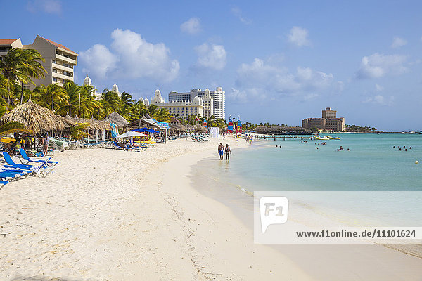 Palm beach  Aruba  Netherlands Antilles  Caribbean  Central America