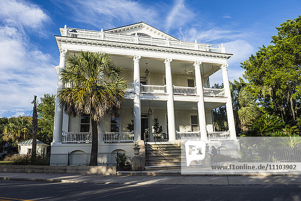 Historical house in Beaufort South Carolina United States of America North America