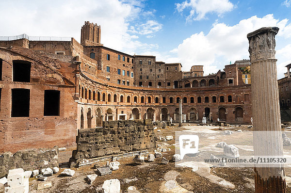 Trajans Forum  Rom  Unesco-Weltkulturerbe  Latium  Italien  Europa