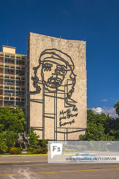 Plaza de la Revolucion  Vedado  Havanna  Kuba  Westindien  Karibik  Mittelamerika