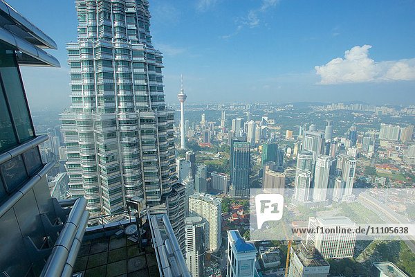 View from Petronas Towers Kuala Lumpur Malaysia Southeast Asia Asia