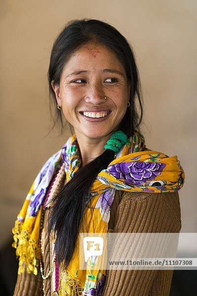 Eine nepalesische Frau  Nepal  Asien