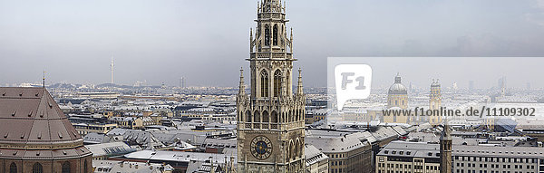 Stadtansicht  München  Bayern  Deutschland  Europa