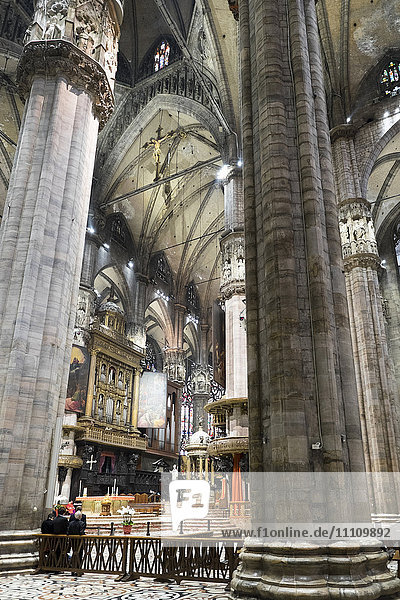 Italy  Milan Cathedral  Metropolitan Cathedral-Basilica of St Mary of the Nativity Interior view