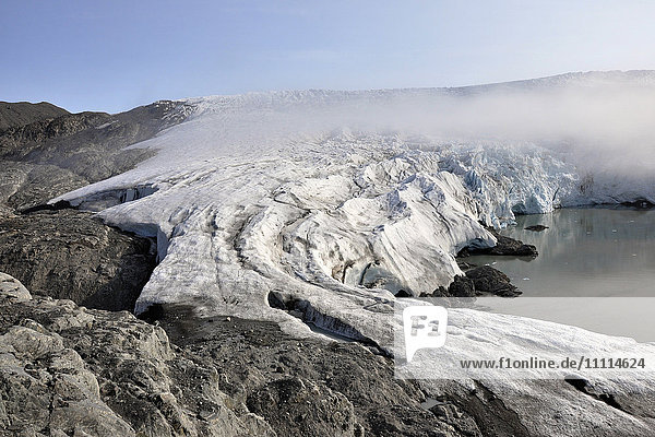 Norwegen  Svalbard-Inseln  Insel Spitzbergen  Gletscher