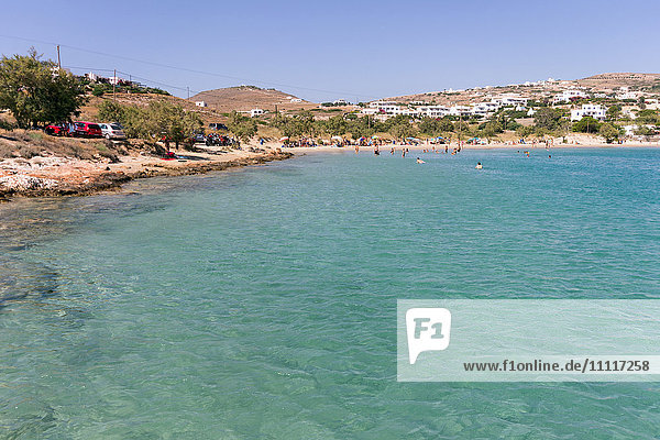 Griechenland  Kykladen  Insel Paros  Strand Marchello